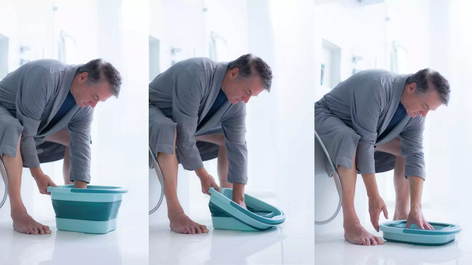 Foot Soak Basin With Foldable Design